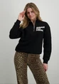 Colourful Rebel uni logo relaxed zip sweat WS416355