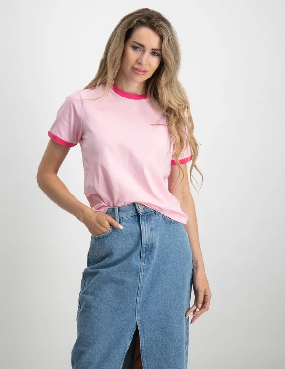 Colourful Rebel Uni ringer tee WT114471