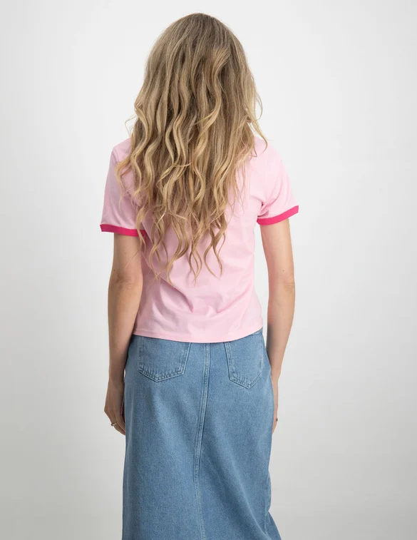 Colourful Rebel Uni ringer tee WT114471