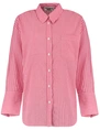 Colourful Rebel Vicky Striped Dropped Shoulder Blouse WB116918