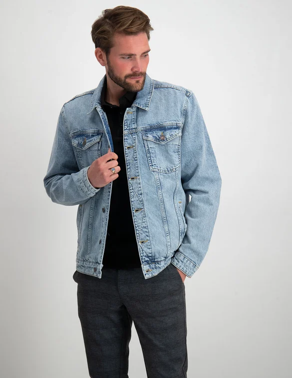 Colourful Rebel Washed denim Jacket Liam