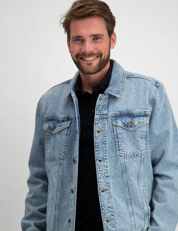 Colourful Rebel Washed denim Jacket Liam