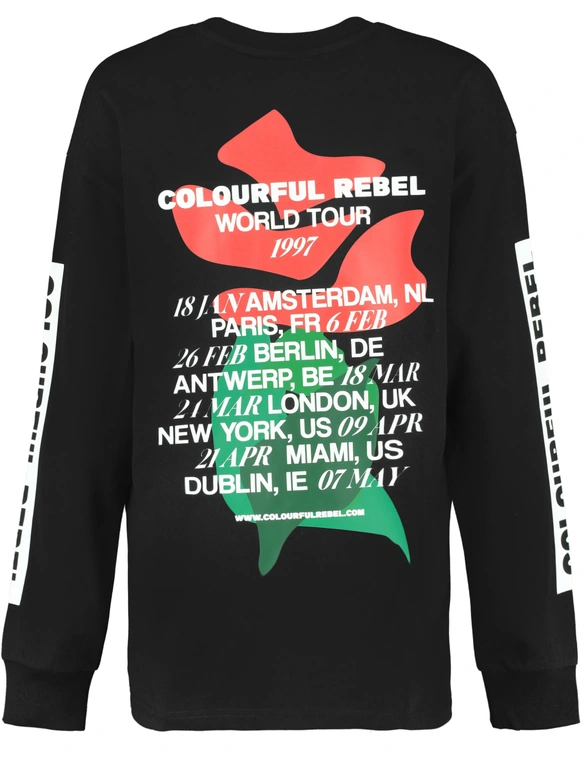 Colourful Rebel World Tour Rose Longsleeve Tee Cuff WT116209