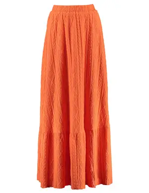Colourful Rebel Yul Broderie Maxi Skirt WS214685