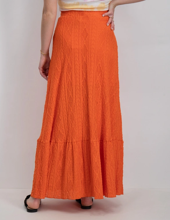 Colourful Rebel Yul Broderie Maxi Skirt WS214685