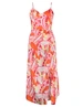 Colourful Rebel Zeva Big Flower Midi Dress WD114518