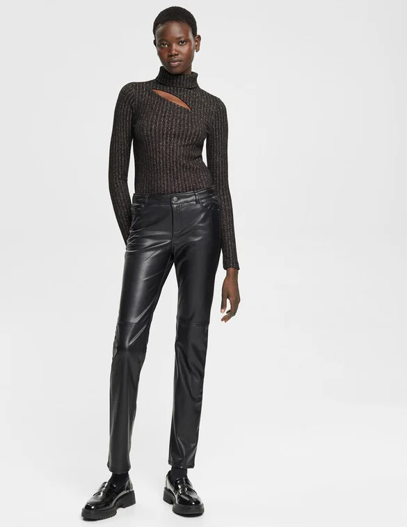EDC by Esprit PU StraightPant 112CC1B313