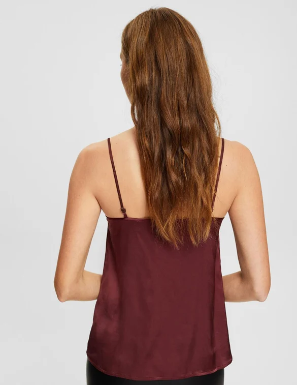 Esprit casual Satin drape top 112EE1F316