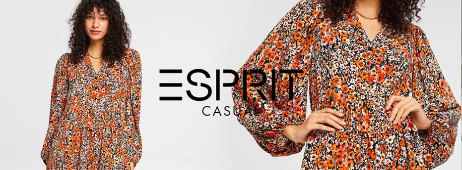 Esprit Donsjack lichtgrijs quilten patroon casual uitstraling Mode Jacks Donsjacks 