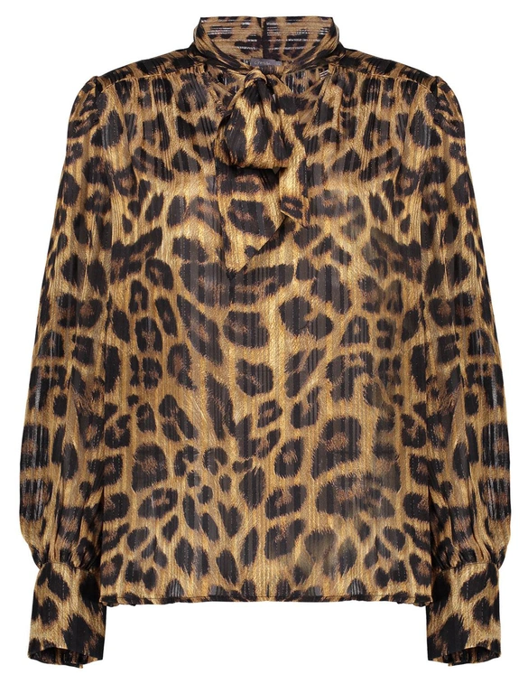 Geisha Animal print blouse 43881-26