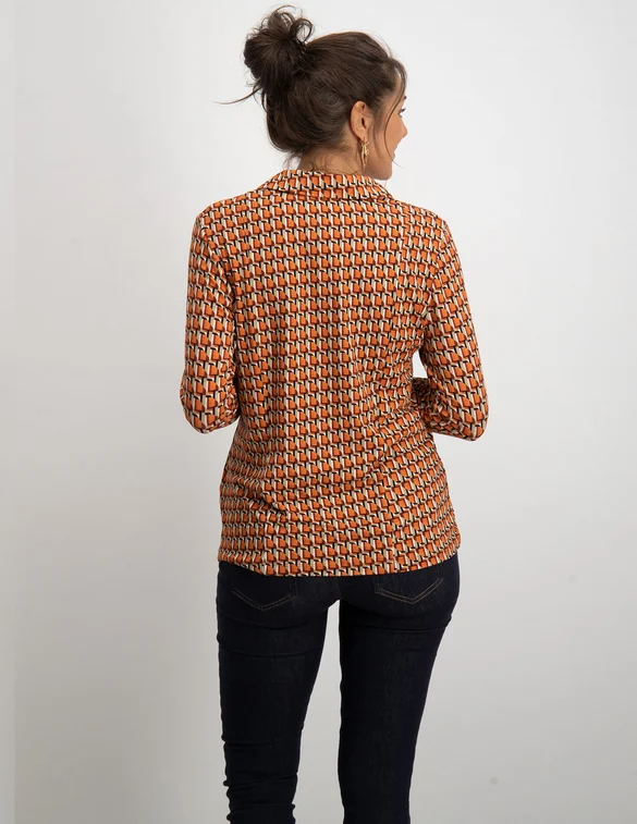 Geisha Blouse AOP 22521-60