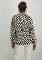 Geisha Blouse AOP bi-color 53163-70