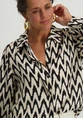 Geisha Blouse AOP bi-color 53163-70