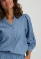 Geisha Blouse chambray 53164-70