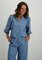 Geisha Blouse chambray 53164-70