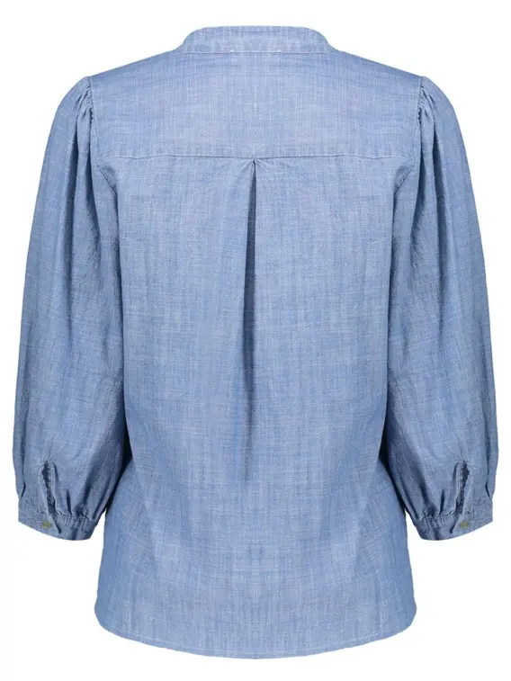 Geisha Blouse chambray 53164-70
