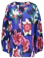 Geisha Blouse flowers 33377-26