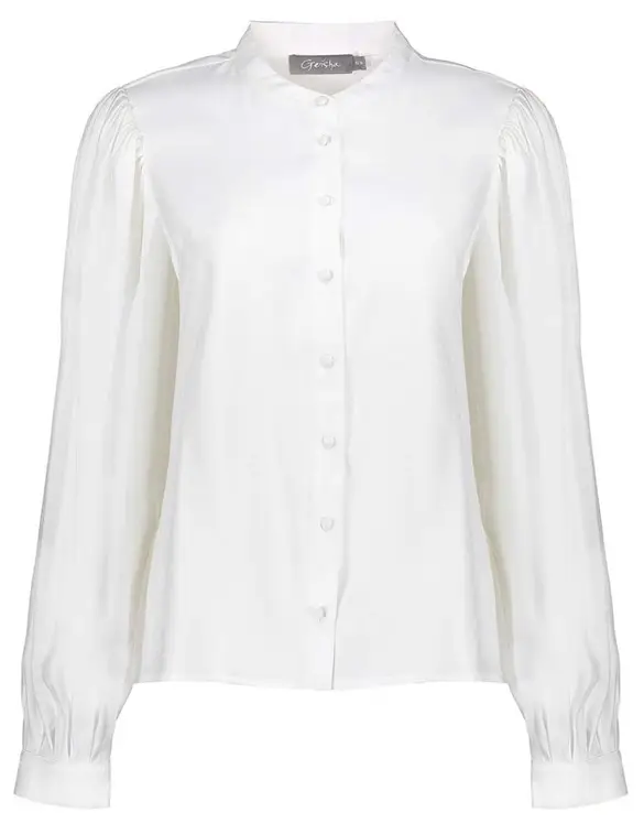 Geisha Blouse, knitted back 23502-10