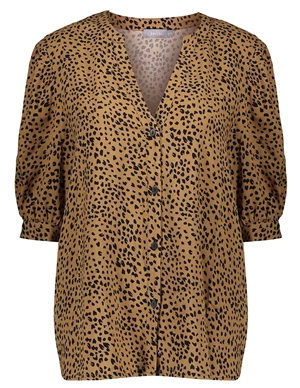 Geisha Blouse leopard 23084-14
