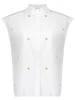 Geisha Blouse lurex hearts 53341-81