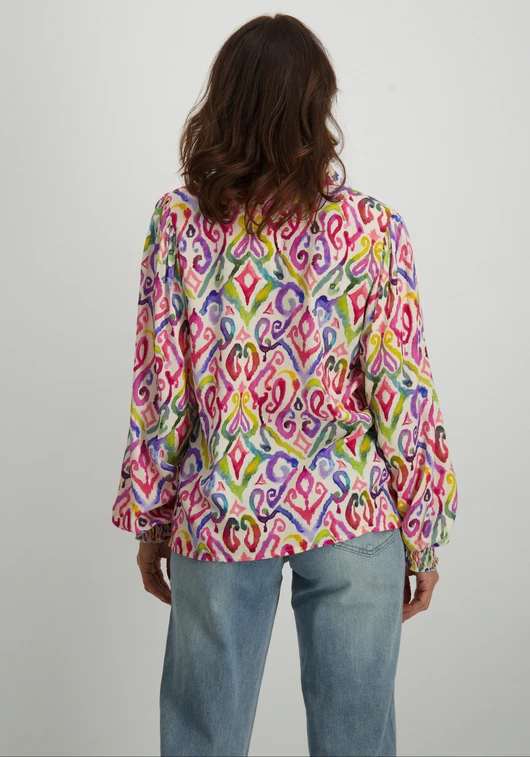 Geisha Blouse met print 53205-20