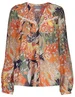 Geisha Blouse paisley flowers 33127-26