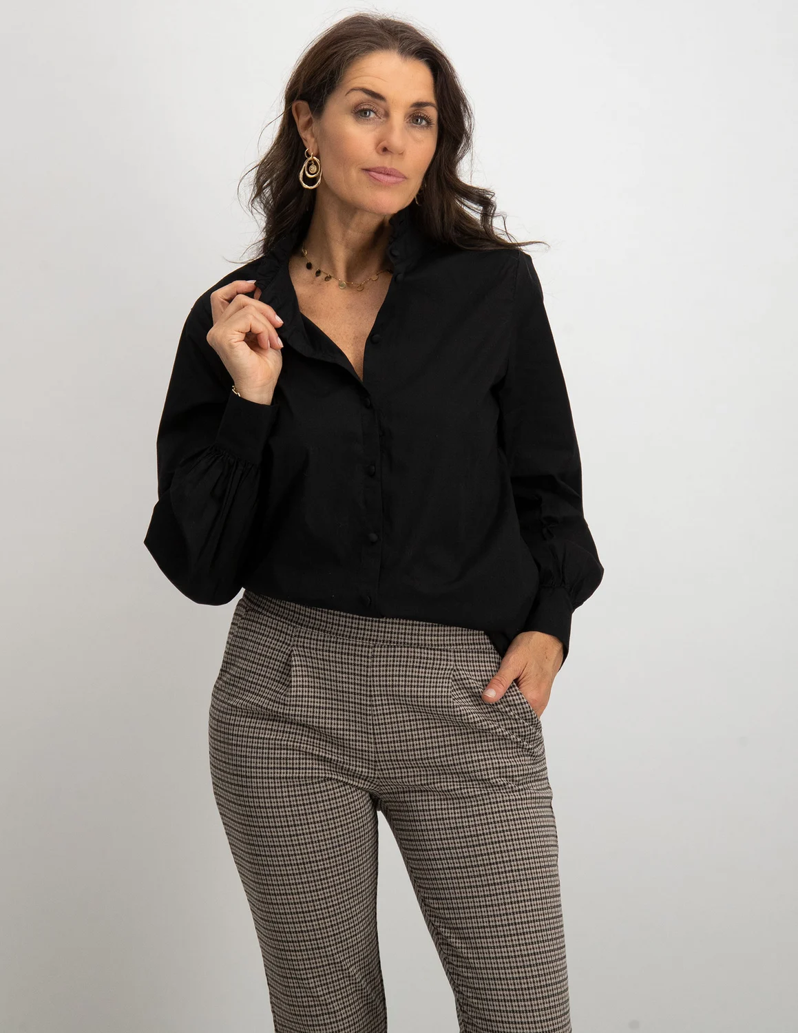 Geisha online zwarte blouse