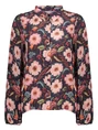 Geisha Blouse print flowers 53610-20