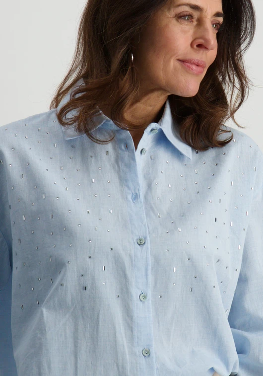 Geisha Blouse rhinestones 53120-47