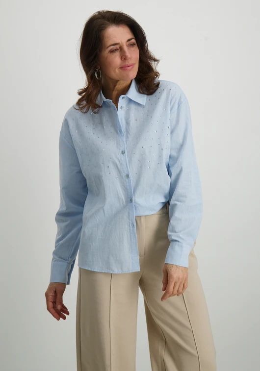 Geisha Blouse rhinestones 53120-47