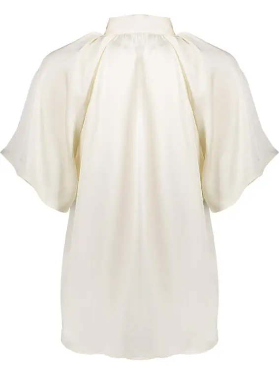 Geisha BLouse satin with bow 53072-14