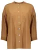 Geisha Blouse solid with pocket 23111-81