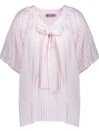Geisha Blouse stripes with bow 53062-14