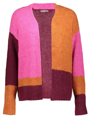 Geisha Cardigan colorblock 34881-43