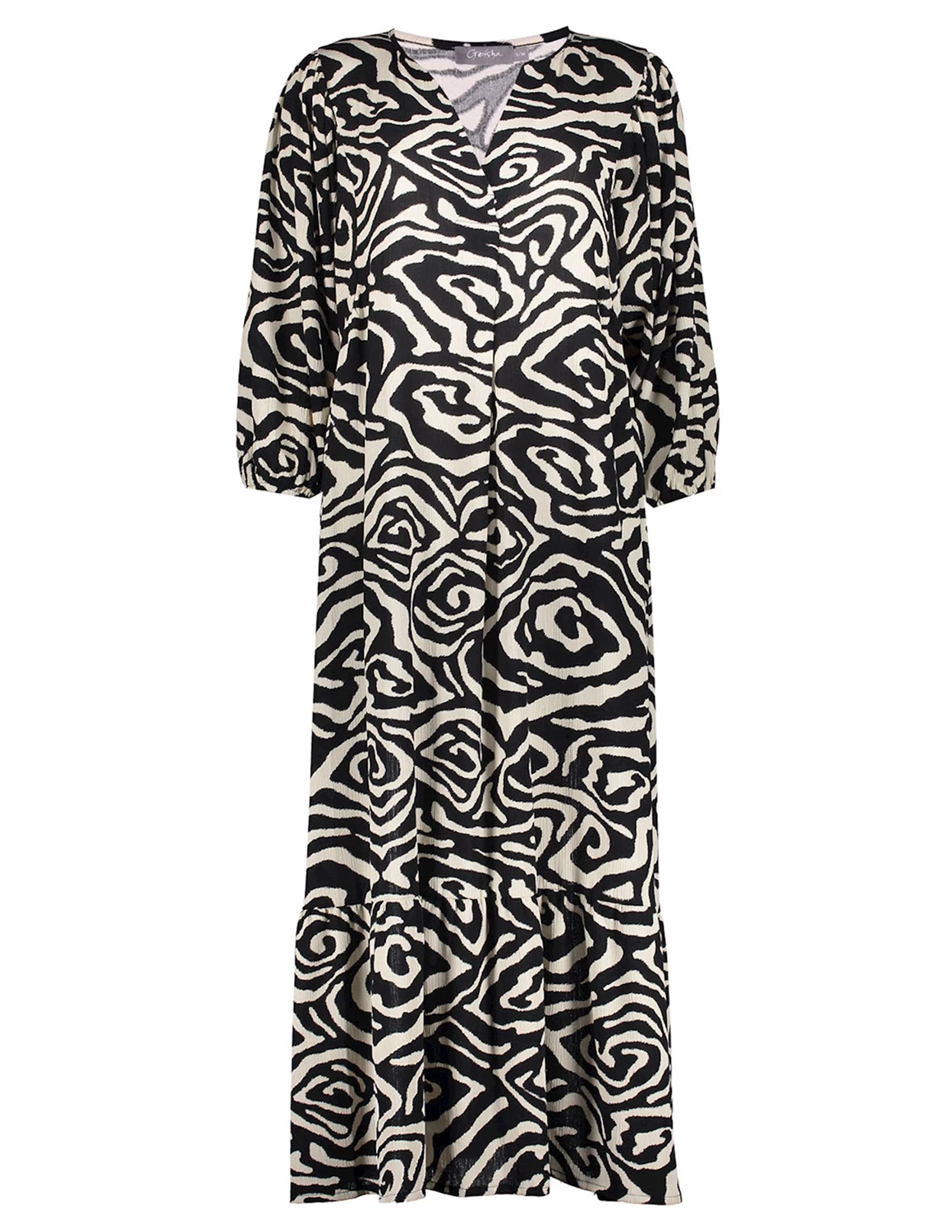 Arthur Conan Doyle verdediging Visa Geisha Dress 37108-20 zwart/wit kopen bij The Stone