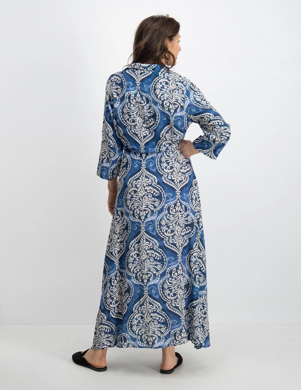 Doelwit Fractie Wordt erger Geisha Dress AOP 37416-70 raf blauw kopen bij The Stone