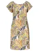 Geisha Dress elastic neck AOP 37053-60 MAY