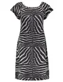 Geisha Dress elastic neck AOP 37053-60 MAY