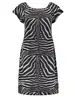 Geisha Dress elastic neck AOP 37053-60 MAY