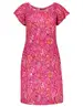 Geisha Dress elastic neck AOP 37053-60 MAY