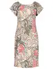 Geisha Dress elastic neck AOP 37381-60 MAY