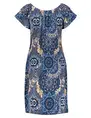 Geisha Dress elastic neck AOP 37381-60 MAY