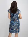 Geisha Dress elastic neck AOP 37381-60 MAY