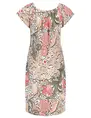 Geisha Dress elastic neck AOP 37381-60 MAY