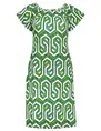 Geisha Dress elastic neck AOP 37381-60 MAY
