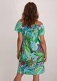 Geisha Dress elastic shoulder jersey AOP 57363-60 MAY