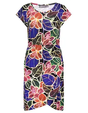 Geisha Dress elastic waist 37370-60 LOLA