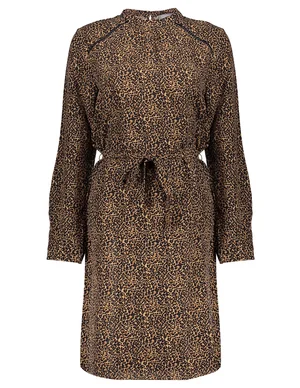Geisha Dress leopard piping 27505-10