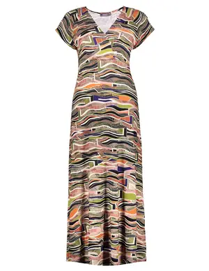 Geisha Dress long AOP 37054-60 JANE