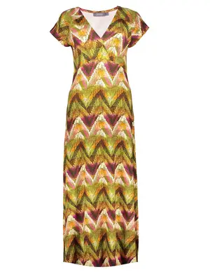 Geisha Dress long AOP 37054-60 JANE
